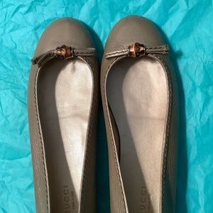 Gucci bamboo flats Size 37.5
